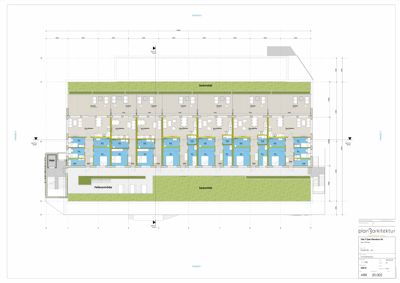 Etasjeplan (plan 3) som viser romfordeling, møblering og funksjoner i et bygg.
