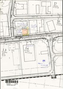 Situasjonsplan som viser eiendomsinndeling, gateløp og eiendomsnummer.