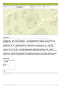 Et kart som viser radon-aktighetsområder basert på geologi og inneluftsmålinger.