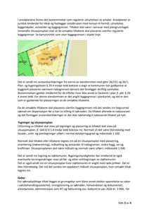 Kartutsnitt fra et arealplan eller situasjonsplan som viser eiendomsgrenser, byggegrenser og plassering av eiendommer.