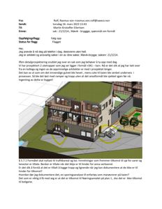 Fotografi av en 3D-modell eller rendering av en bygning med omgivelser, inkludert trapper og kai.