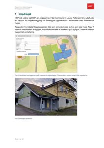 Oversiktskart over bygget med markert tiltaksområde