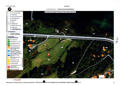Kart over Lømsasser med overlag av nasjonal lømssedatabase, som viser lømssoner, geologi og topografi.