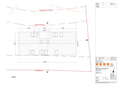 Takplan med mål og grenseforhold