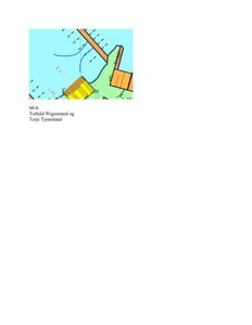 Situasjonsplan eller tomteplan som viser bygningens plassering i forhold til vassdrag og naboeiendom.