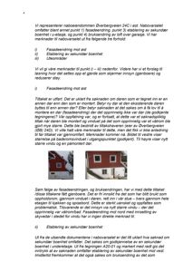 Fotografier av en fasadeendring på en rød bygning, inkludert nye vinduer og dører.