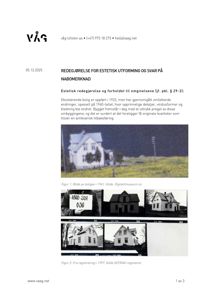 Dokumentet inneholder to fotografier (Figur 1 og Figur 2) av en bolig fra 1961 og 1997.