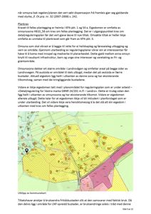 Utklipp fra et kommunekart som viser eiendomsgrenser, arealbruk og planområder.