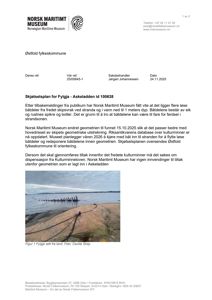 Fotografi av Fylgja sett fra land, som illustrerer en del av teksten om skjøtselsplanen.