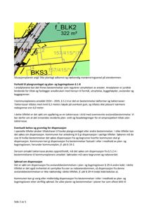 Et situasjonskart som viser eiendomsnummer, areal og grenser.