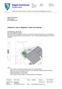 Kart eller situasjonsplan som viser eiendomsgrenser, vegnett og eiendomsnummer.