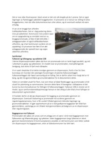 Fotografi av en vei med biltrafikk, som illustrerer et punkt i teksten om trafiksikkerhet og byggegrense.