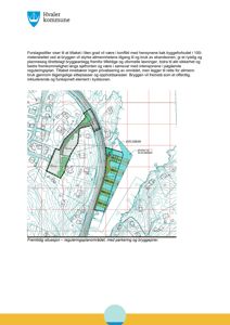 Situasjonsplan som viser fremtidig utforming av et reguleringsplanområde, inkludert plassering av brygge, parkering og byggeplasser.