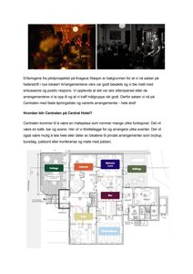 Etasjeplan som viser romfordeling, arealer og funksjoner (kafé, bar, lokaler) i et bygg.