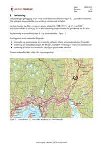 Oversiktskart over Akershus med en sort sirkel som markerer prosjektområdet i Kløfta.