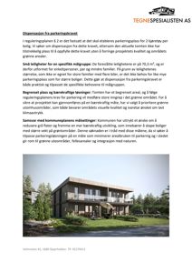 Fotografi av en planlagt eller ferdig bygning (leilighetsbygg) med omgivelser, inkludert trær, parkeringsplass og en person.