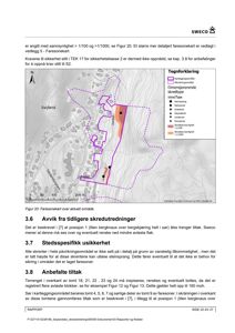 Et faresonekart som viser et kart over et område med overlappende kartleggingsområder, fareområder og skredtyper.