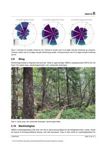 Fotografi av skog i et skråningsområde, illustrert i en rapport.