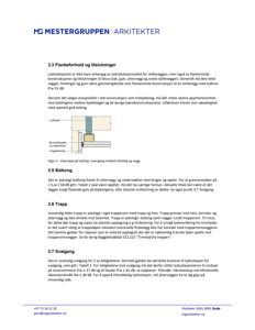 Teknisk detaljtegning som viser et eksempel på tetting i overgang mellom himling og vegg (Figur 1).