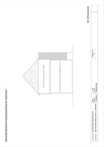 Bruksendringfasadeendring/ny boenhet - tegning av fasadebort (NY SITUASJON)