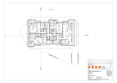 Etasjeplan (Plan 3. Etasje) som viser romfordeling, arealer og plassering av inngang for en bygning i Undelstadveien 72.