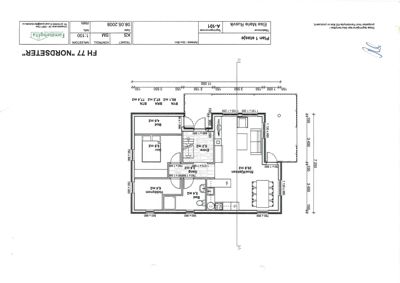 Etasjeplan (Plan 1 etasje) for en bolig med romfordeling, mål og arealoppdelinger.