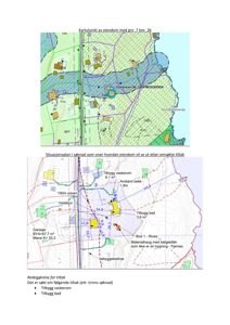 Bildet viser en situasjonsplan for eiendom med gnr. 7 bnr. 26, som illustrerer eiendomsområde, bebyggelse, søkte tiltak (tilbygg vaskerom og bad), og relevante avgrensninger som 100m sonen og bekkelinje.