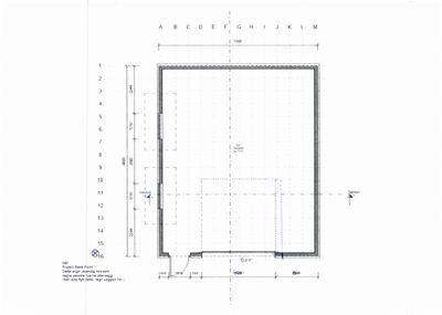 Etasjeplan (basalplan) som viser romfordeling, dimensjoner og plassering av veggene i et bygg.