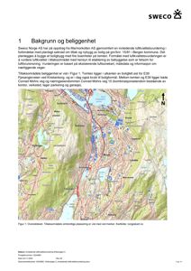 Oversiktskart over Tiltaksområdet med omtrentlig plassering vist med rød markør.