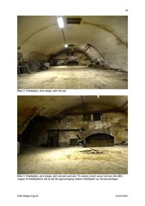 Fotografier av Potetkjelleren i øvre etasje, sett mot øst og øst-nord-øst.