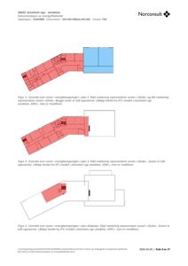 Etasjeplaner (plan 2, 3 og 4/1akplan) som viser romfordeling og soner for energiberegning.