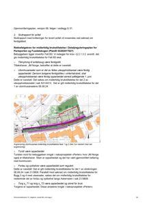 Situasjonsplan som viser bebyggelsens plassering i forhold til utearealer, fortau og torg, med markerte grenser for midlertidig brukstiltalelse.