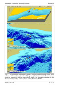 3D-bunntopografikart over Grunneneset i Bremanger kommune, hentet fra Olex.