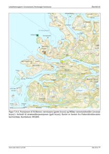 Kart som viser posisjonen til værstasjon og vannstandsmålere i forhold til strømmålerposisjonen i et kystområde.
