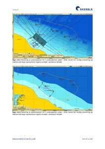 Kart som viser plassering av prøvestasjoner (JUV-1 til JUV-5) i et kystområde med dypkurver (konturer) og en oversikt over nabolaget (kart i kart).