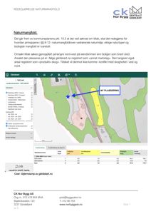 Bildet viser en skjermdump av et kart fra gardskart.no som illustrerer eiendomsforhold og arealbruk.