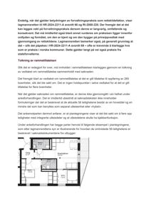 Etasjeplan eller romfordeling for en boenhet, som viser rom som 'Gang', 'Stue/kjøkken' og 'SOV'.