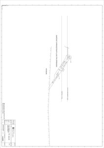 Situasjonsplan som viser en bygning (SAMFELT SPRENGSTENNING) plassert i forhold til terrenget (HÅLLING) og naboeiendom.