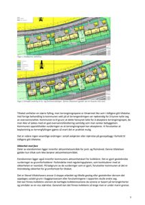 Etasjeplaner (Figur 1 og Figur 2) som viser romfordeling, arealer og plassering av boliger i et rekkehusprosjekt.