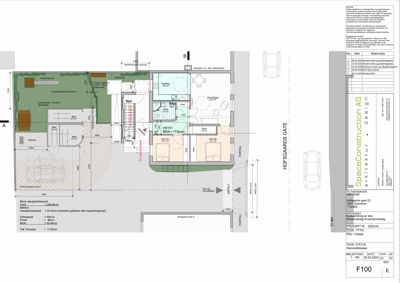 Etasjeplan med romfordeling, mål og tekniske detaljer for en bolig.