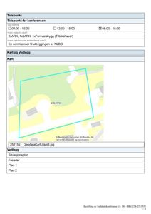 Et kartutsnitt (GeodataKartUtsnitt) som viser eiendomsgrenser og nabolag.