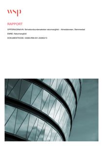 Fotografi av en moderne bygning med buede glassfasader.