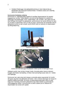 Fotografi av en flytebrygge med glidepeler sett fra naboens side.