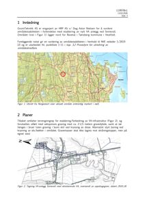 Bildet viser en kartutsnitt (Norgeskart) som markerer et område i Vestfold, samt en detaljert tegning av VA-anlegget med eksisterende ledninger.