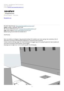 Perspektivutklipp fra en 3D-modell som viser en planlagt åpning i taket og fasaden.