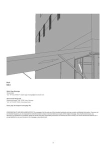 En tegning som viser fasadeoppsettet til en bygning, inkludert vinduer og taklinjer.