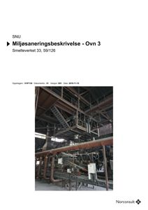 Fotografi av industriell utstyr (ovnsystem) inne i en bygning.