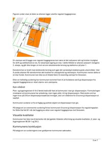 Situasjonsplan som viser eiendommen, reguleringsgrenser, eksisterende terreng (konturer) og støttemur.