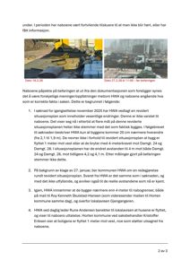 To foton som viser et byggefelt med maskiner, materialer og en delvis ferdig bygning.