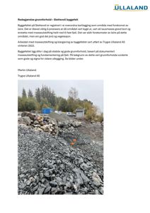 Fotografi av byggefeltet på Slettevoll som viser masseutskifting og klargjøring av grunn for utbygging.